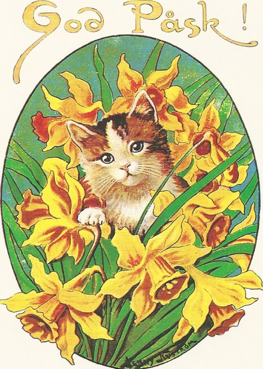 Easter card from Sweden