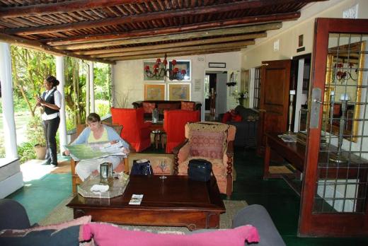 The verandah at Cybele.