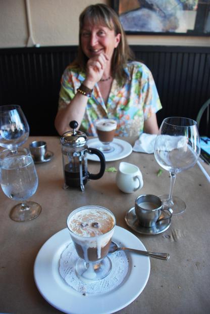 The best chocolate mousse I have ever had, at Cuvee