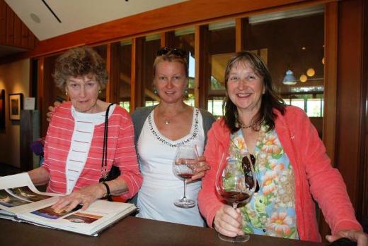 In the tasting room at Penner-Ash