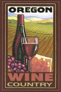wine country postcard