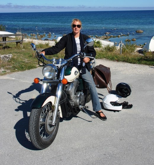 A stop on the west coast of Gotland