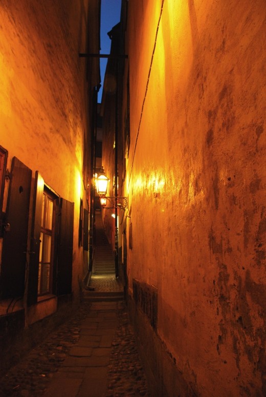 Gamla Stan's most narrow street, Marten Trotzigs Grand