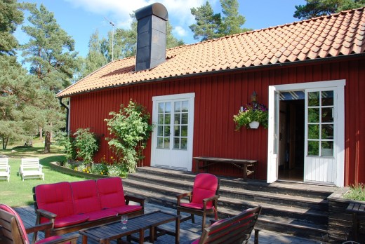 Jan and Dawne's place in the Swedish archipelago