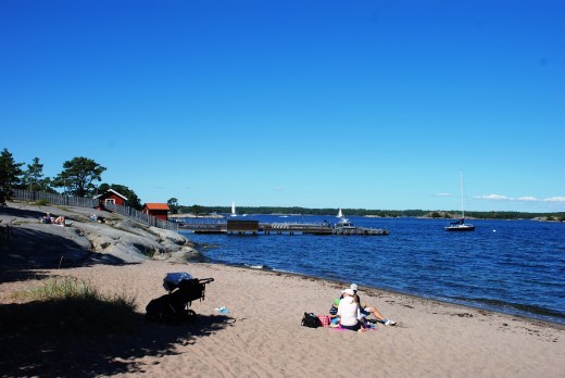 One of the beaches in Sandhman