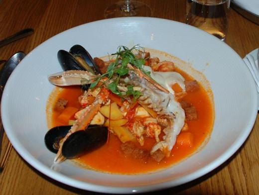 The fish soup at Marten Trotzig's in Gamla Stan