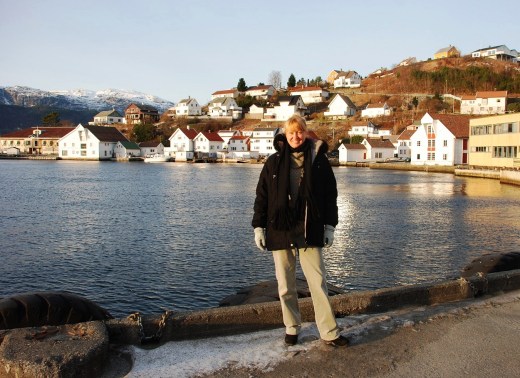Me on the Sand waterfront, January