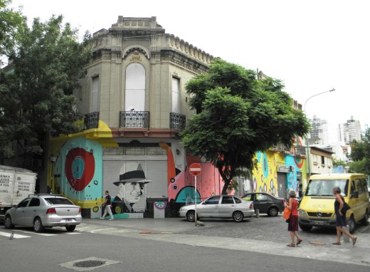 A street corner on Gardel's street