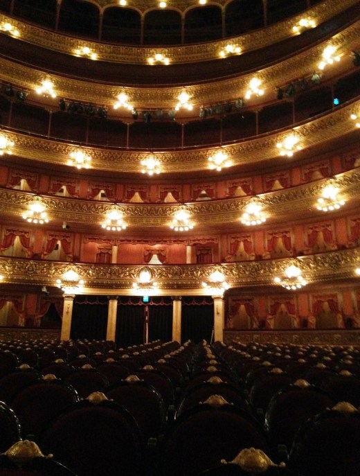 Inside the theaters main hall