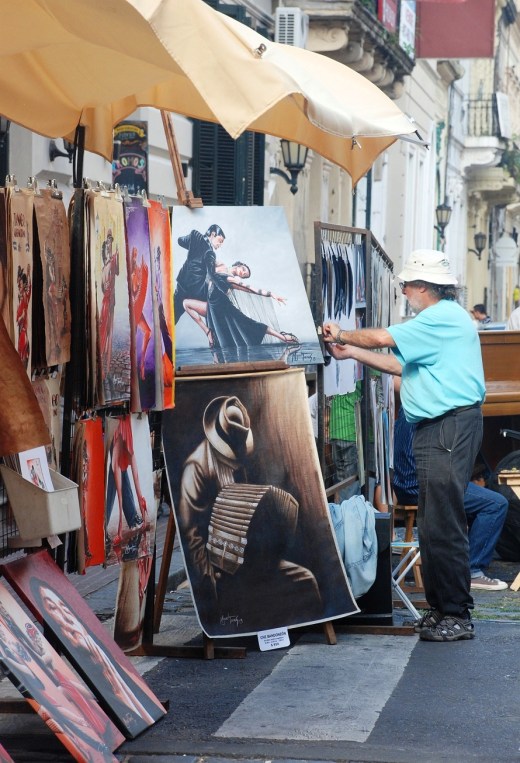 San Telmo street vendor