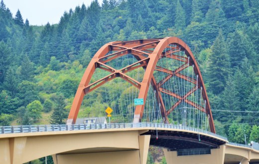 The bridge to Sauvie Island.