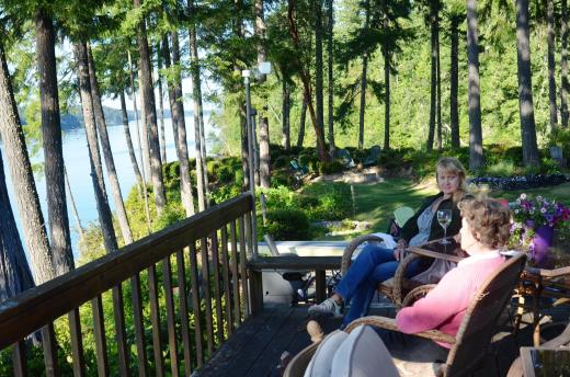 Me and my mom enjoying the view