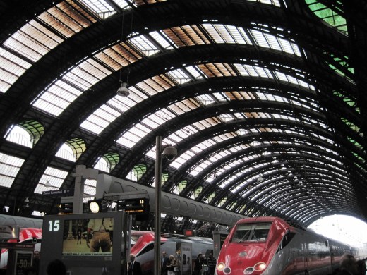 Milan central train station
