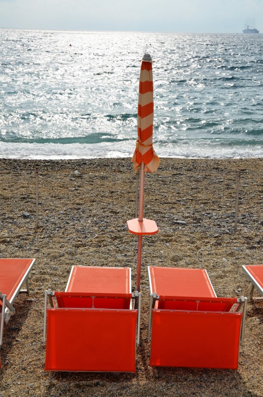 The beach at Santa Margherita