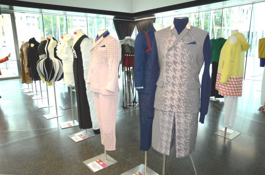 Italian fashion academy student creations on display