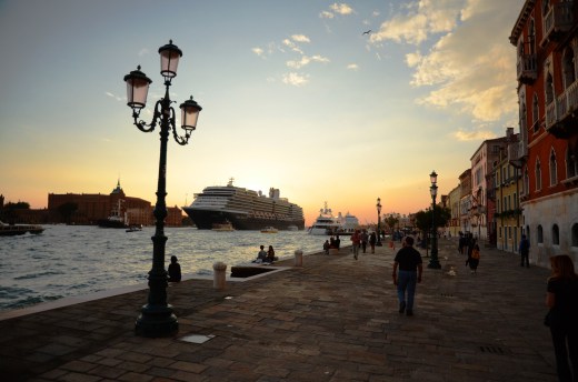 Looking west along the Canale della Giudecca as we walked to the Super Marche for groceries