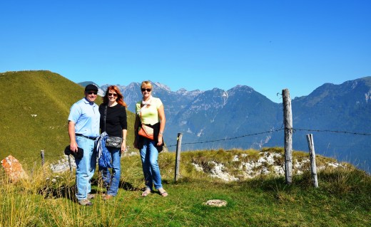 Near the top of where we hiked, but not by any means near the top of the mountains