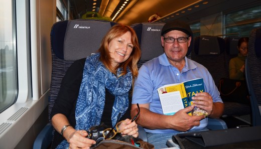 Back on the train.  Our last big train ride between cities.  Only local Milan trains from now on