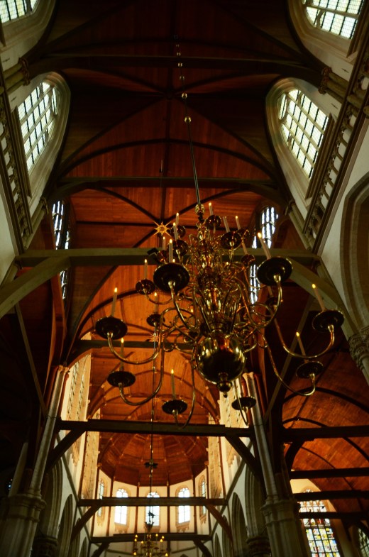 Gothic wooden ceiling