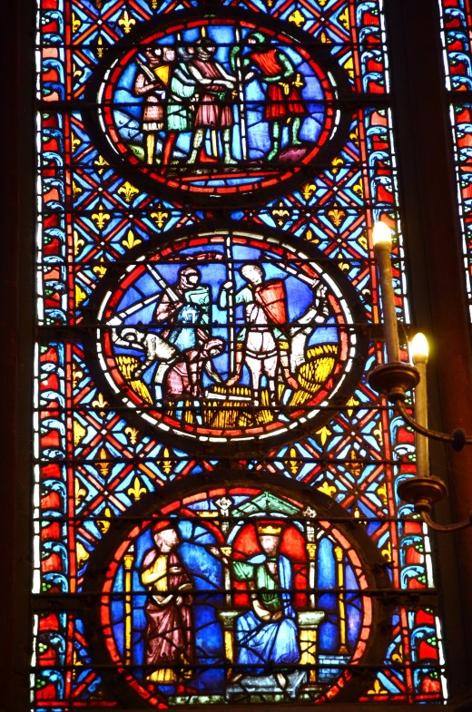 A detail from one window