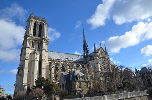 Cathedrale de Notre-Dame on the Ile de la Cite