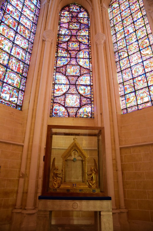 The holy relic - the Sancta Camisia - is reputed to have been the robe Mary wore when she gave birth to Jesus.