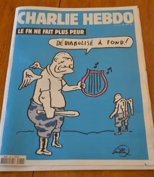 The latest issue of Charlie Hebdo.