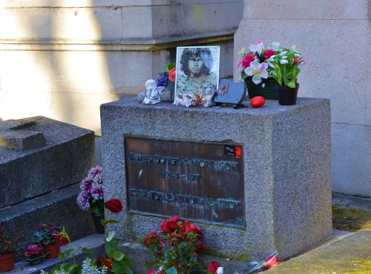 Jim Morrison's grave.