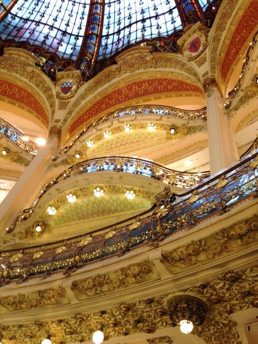 Beautiful interior to Galeries Lafayette