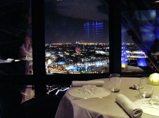 View from Le Jules Verne