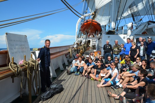 The captain sang a shanty too