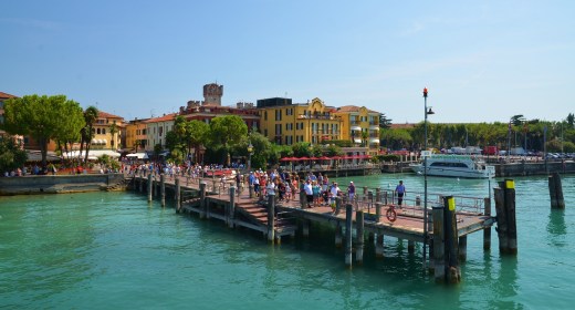 Approaching Sirmione on the ferry
