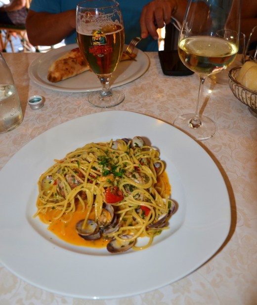 The best spaghetti with clams I have ever tasted