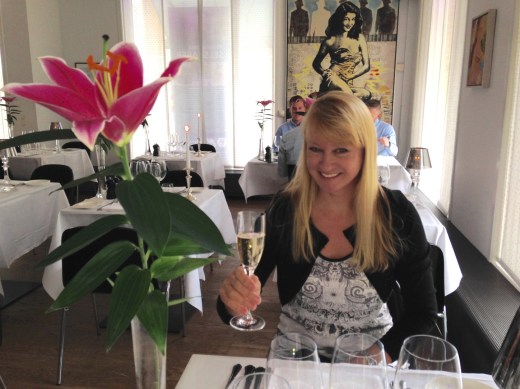 Champagne birthday toast