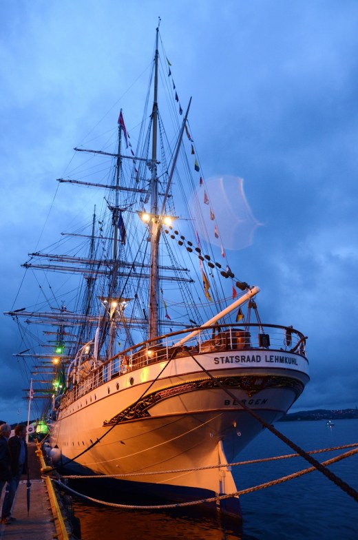 Our ship, the Statsraad Lehmkuhl
