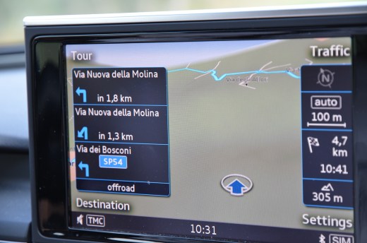 The navigation display says it all 
