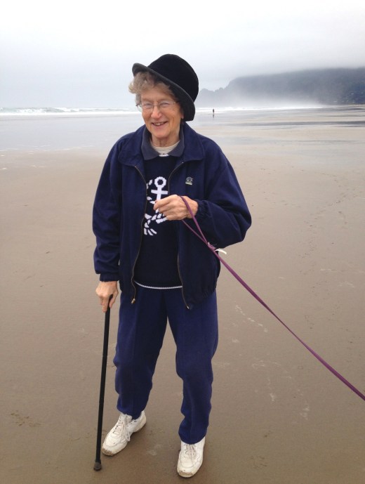 My mom on her 81st birthday