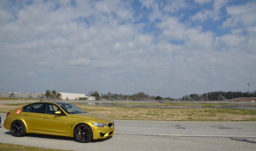 My M3 with the skid pad in the background