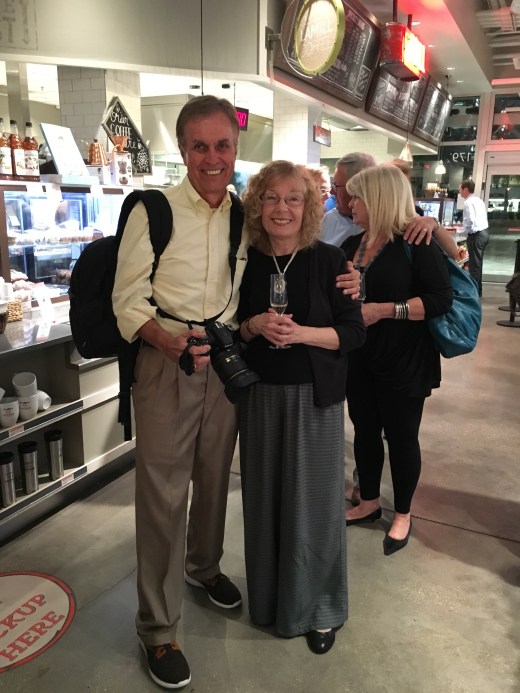 Dear friends Russ and Judi, the official photographer of the night