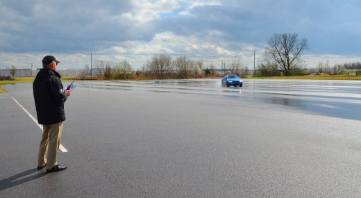 Steve times Kim during her competition Figure 8