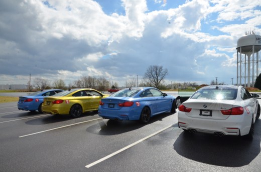 Waiting our turn for the timed Figure 8 competition