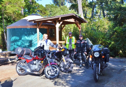 Our touring group makes it to Bullards Beach State Park campgrounds