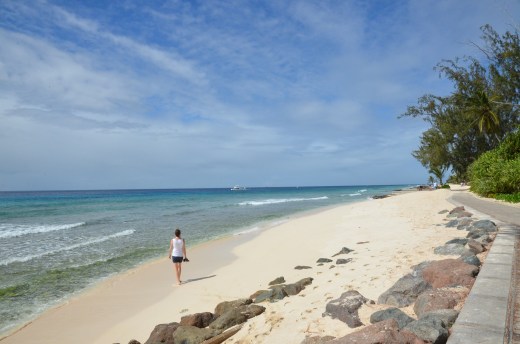 The boardwalk ran along the beach from about Accra Beach to Hastings Beach
