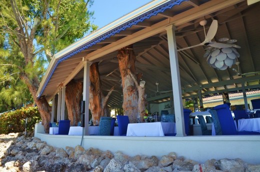 The boardwalk area had some high end restaurants right along the shore