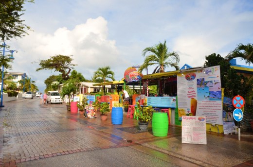 St. Lawrence Gap early in the morning.