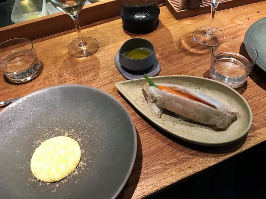 carrots, eggyolk and hollandaise