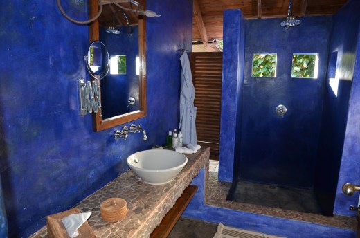 open air bathroom
