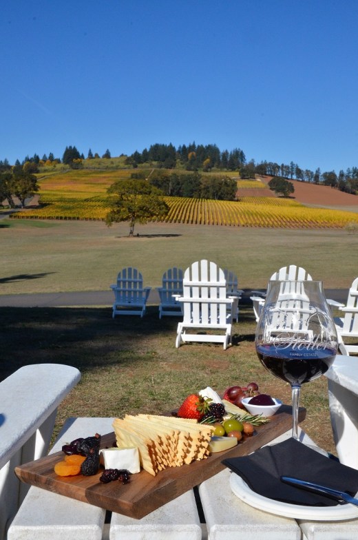 Stoller outdoor tasting area